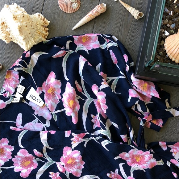 🌴🌼ROXY- PRIVY PLACES APRON KIMONO COVER UP🌼🌴 - Picture 5 of 15